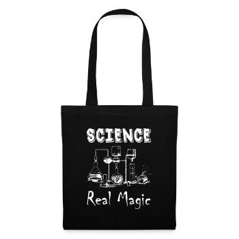 Science Real Magic - Stoffbeutel - Schwarz - Vorne