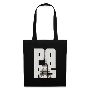 Paris Eiffel Tower - Tote Bag - black - Front
