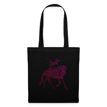 Equestrian gymnastics, team vaulting, balance exercises - Tote Bag - black - Front