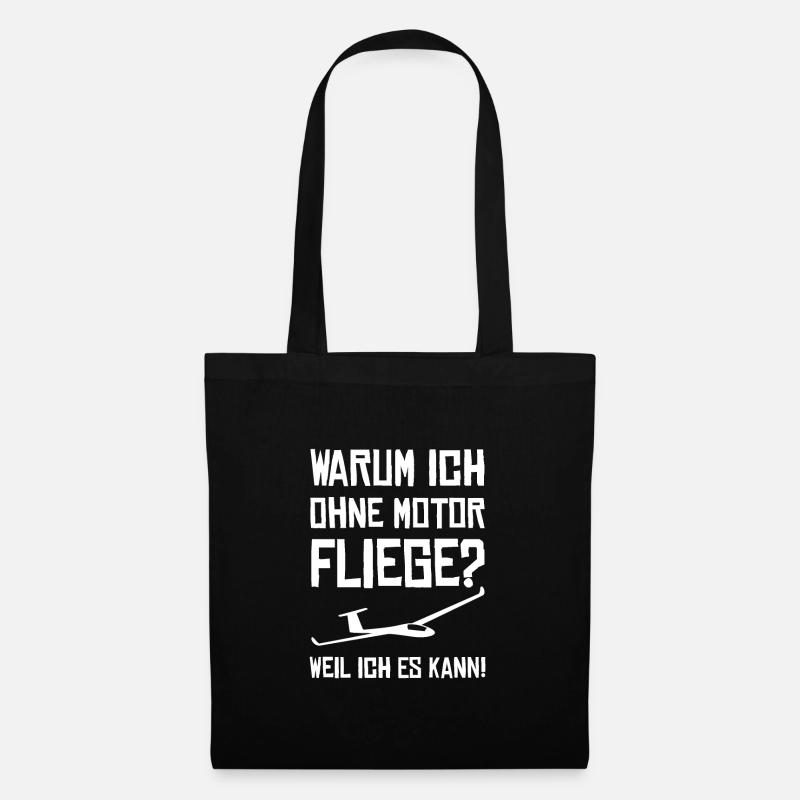 Gliding glider - Tote Bag - black