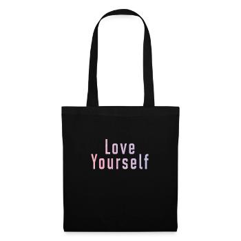 Love Yourself - Stoffbeutel - Schwarz - Vorne
