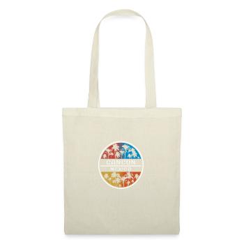 Cancun Mexique Vacances élégantes Souvenir Palmier - Sac en tissu - nature - Devant