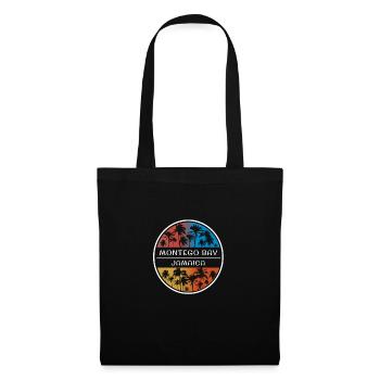Montego Bay Jamaica Stylish Vacation Souvenir - Tote Bag - black - Front