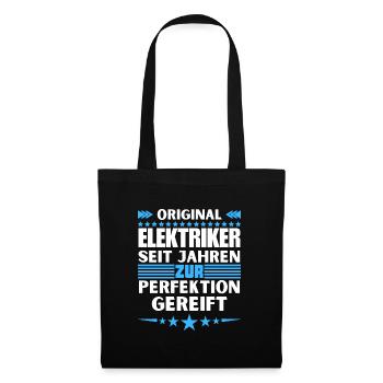 Electricians matured to perfection - Tote Bag - black - Front