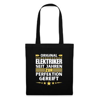 Electricians matured to perfection - Tote Bag - black - Front