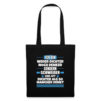 Neither poets nor thinkers, but welders - Tote Bag - black - Front