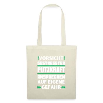 Do not approach stressed cleaners! - Tote Bag - nature - Front
