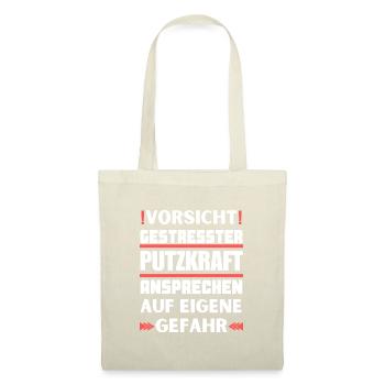 Do not approach stressed cleaners! - Tote Bag - nature - Front