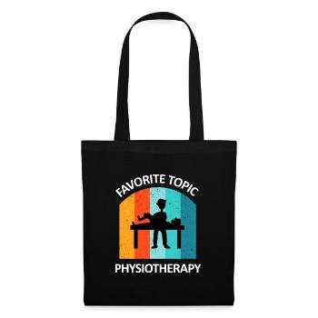 Physiotherapist Humorous Gift Saying Funny - Tote Bag - black - Front