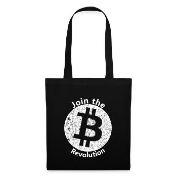 La révolution Bitcoin - Sac en tissu - noir - Devant
