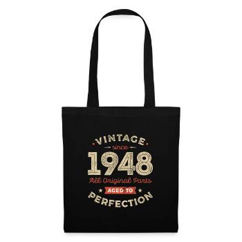 Vintage 1948 All Original Parts - Tote Bag - black - Front