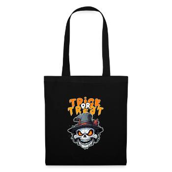 Halloween Design Creepy Skeleton Design - Tote Bag - black - Front