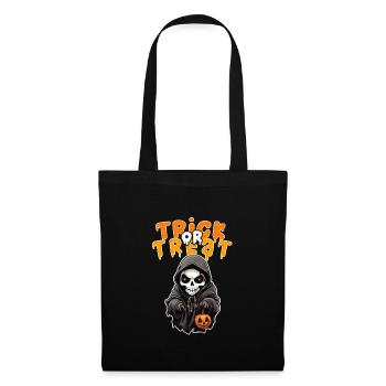 Halloween Design Creepy Skeleton Design - Tote Bag - black - Front