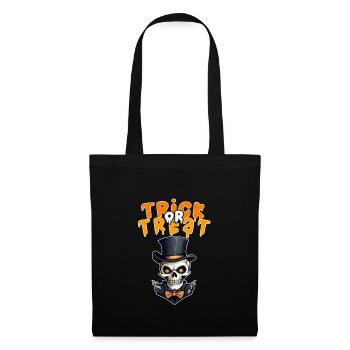 Halloween Design Creepy Skeleton Design - Tote Bag - black - Front