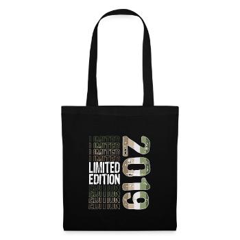 Limited Edition seit 2019 Geburtstag Vintage 2019 - Stoffbeutel - Schwarz - Vorne