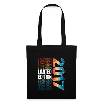 Limited Edition since 2017 Birthday Vintage 2017 - Tote Bag - black - Front