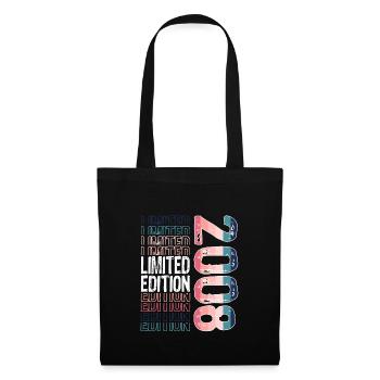 Limited Edition Since 2008 Birthday Vintage 2008 - Tote Bag - black - Front