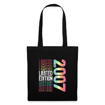 Limited Edition Since 2007 Birthday Vintage 2007 - Tote Bag - black - Front