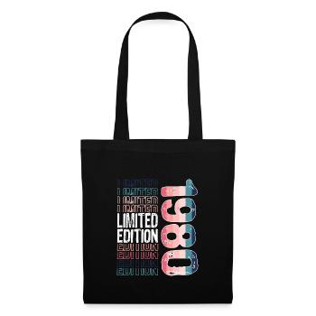 Edition limitée depuis 1980 Anniversaire Millésime 1980 - Sac en tissu - noir - Devant