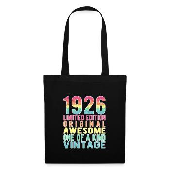 Limited Edition Since 1926 Birthday Vintage 1926 - Tote Bag - black - Front