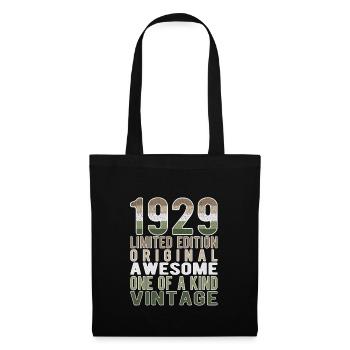 Limited Edition Since 1929 Birthday Vintage 1929 - Tote Bag - black - Front