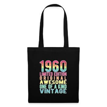 Édition limitée depuis 1960 anniversaire Vintage des années 1960 - Sac en tissu - noir - Devant
