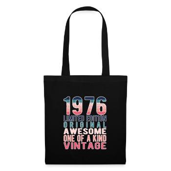 Edition limitée depuis 1976 Anniversaire Millésime 1976 - Sac en tissu - noir - Devant