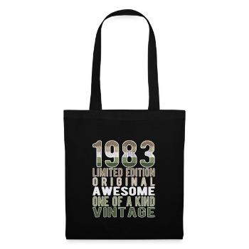 Edition limitée depuis 1983 Anniversaire Millésime 1983 - Sac en tissu - noir - Devant