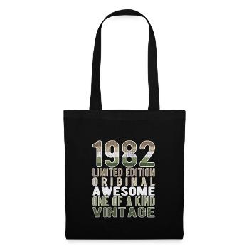 Edition limitée depuis 1982 Anniversaire Millésime 1982 - Sac en tissu - noir - Devant