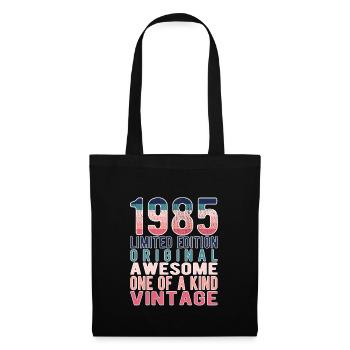 Edition limitée depuis 1985 Anniversaire Millésime 1985 - Sac en tissu - noir - Devant
