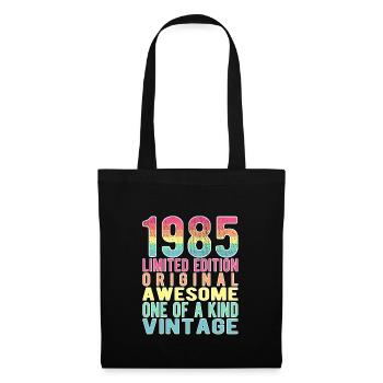 Edition limitée depuis 1985 Anniversaire Millésime 1985 - Sac en tissu - noir - Devant