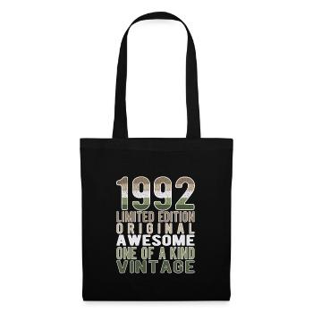 Edition Limitée Depuis 1992 Anniversaire Millésime 1992 - Sac en tissu - noir - Devant