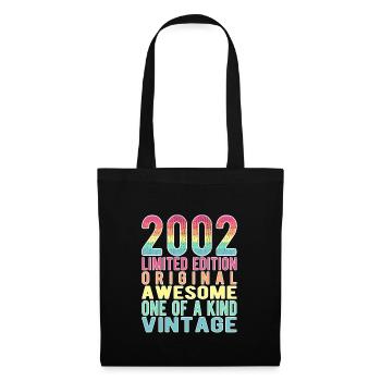 Limited Edition Since 2002 Birthday Vintage 2002 - Tote Bag - black - Front