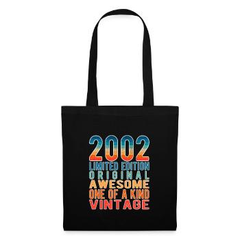 Limited Edition Since 2002 Birthday Vintage 2002 - Tote Bag - black - Front