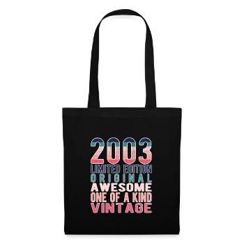 Limited Edition Since 2003 Birthday Vintage 2003 - Tote Bag - black - Front