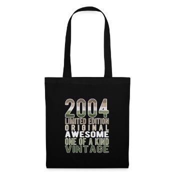 Edition limitée depuis 2004 Anniversaire Millésime 2004 - Sac en tissu - noir - Devant