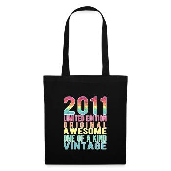 Edition limitée depuis 2011 Anniversaire Millésime 2011 - Sac en tissu - noir - Devant