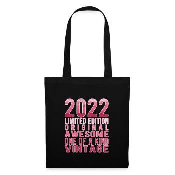Edition limitée depuis 2022 Anniversaire Millésime 2022 - Sac en tissu - noir - Devant