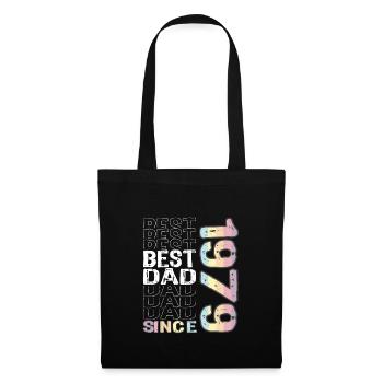 Best dad in the world since 1979 Father's Day - Tote Bag - black - Front