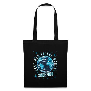 Best dad in the world since 2000 Father's Day - Tote Bag - black - Front