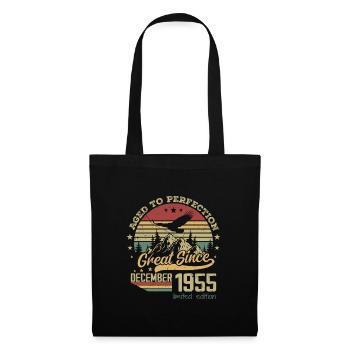 69 years old Aged to perfection born: December 1955 - Tote Bag - black - Front
