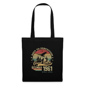 63 years old Aged to Perfection born: December 1961 - Tote Bag - black - Front