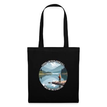 Angler Fishing Fishing - Tote Bag - black - Front