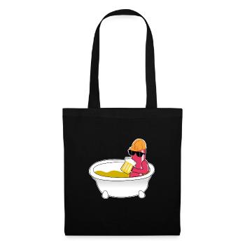 Sausage in a mustard bath - Tote Bag - black - Front