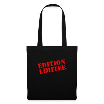 T-Shirt in limitierter Auflage - Stoffbeutel - Schwarz - Vorne