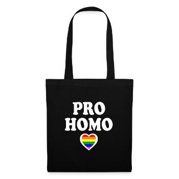 Pro homo - Sac en tissu - noir - Devant