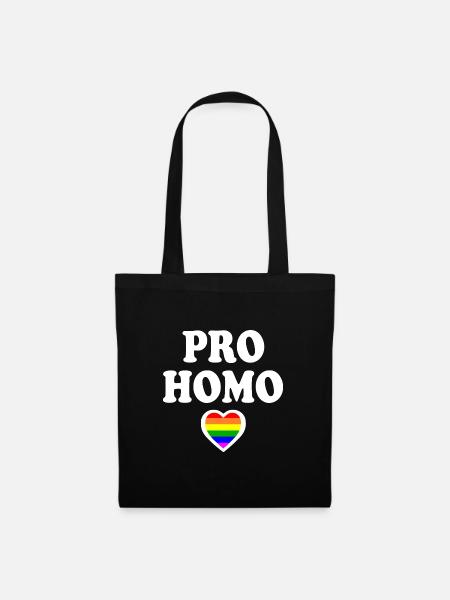 Pro homo - Stoffbeutel - Schwarz