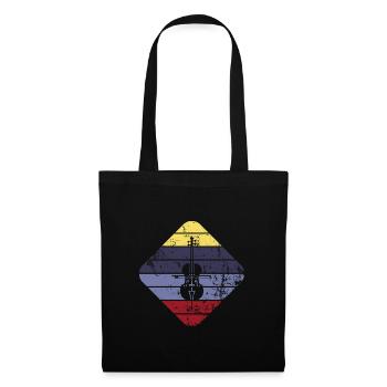 Violoncelle - Sac en tissu - noir - Devant