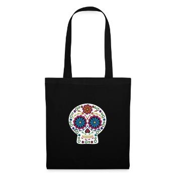Skul l/ Calavera/ Skelettkopf / Totenkopf - Tote Bag - black - Front