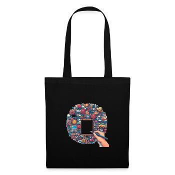 Créatif - Sac en tissu - noir - Devant